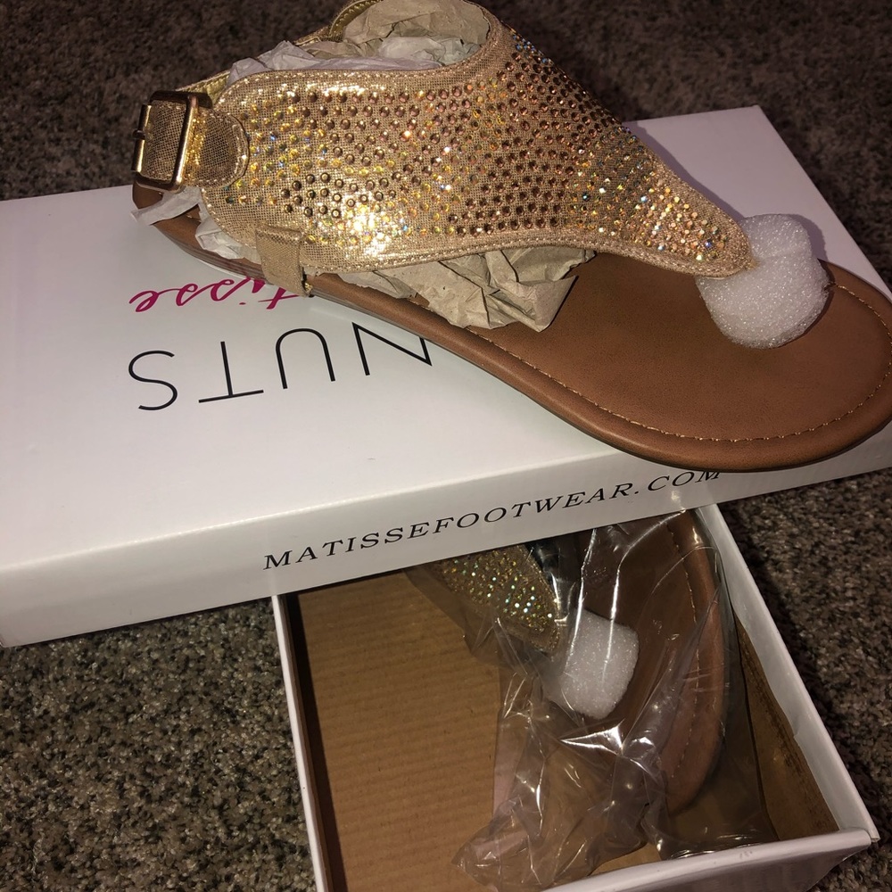 Beautiful Gold Sandals